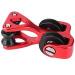 Bow String Separator, Archery Cable Slide, Archery Accessory Lightweight Aluminum Alloy for Home for Outdoor(red)