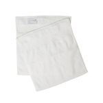 DIP & DOZE Luxury 100% Organic Cotton Face Cloth Flannel Finger Tip Towels | 2 Pack or 4 Pack | Super Soft Absorbent Washcloths | White - 2 Pack