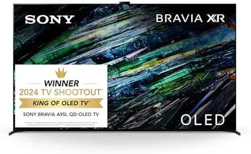 Sony QD-OLED 55 inch BRAVIA XR A95L Series 4K Ultra HD TV: Smart Google TV with Dolby Vision HDR and Exclusive Gaming Features for The PlayStation® 5 XR55A95L- Latest Model