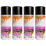 Pro-Kleen Clear Lacquer Spray - Protects and Seals - for Metal, Wood, Plastics & Ceramics - Fast Drying Formula for Interior and Exterior Surfaces - Clear, Durable & Flexible - (Matt, 4 x 400ml)