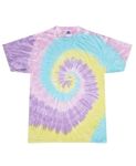 COOZO Unisex Tie-Dye T-Shirt - Jelly Bean - L