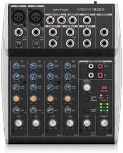 Behringer XENYX 802S Mixer analogico premium a 8 ingressi con interfaccia di streaming USB
