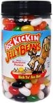 KICKIN’ Hot and Spicy Jellybeans with Habanero Pepper - 9 Oz Resealable Jar - Great for Easter Candy or a Spicy Food Challenge - Try the Gourmet Spicy Jelly Beans Candy