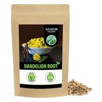 Dried dandelion root (250g, 8.8oz), cut dandelion root, 100% pure and natural for the preparation of tea and seasoning of dishes