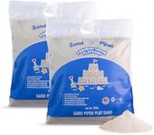 Sandpiper 2 Pack Multiuse Play Sand for Kids-25 Lbs Indoor Outdoor Silica Sand for Sandbox, Craft Table, Sensory Bin Filler, & Building Beach Castles
