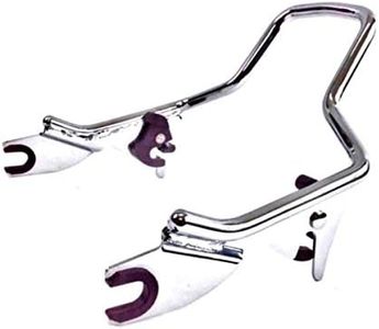 Short Chrome Detachable Low Sissy Bar Backrest Upright Passenger Harley Davidson Touring like CVO Street Glide Road King Ultra Electra Quick Release Detachables SissyBar Rear Back Rest ref 52610-09A