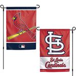 MLB St. Louis Cardinals Flag12x18 Garden Style 2 Sided Flag, Team Colors, One Size