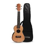 Kadence 24 inch Concert Ukulele (Solid Spruce Wood) Semi Acoustic Slowhand series with Handrest, Eq, Learning course and Padded Bag (KAD-UKSH-101EQ)