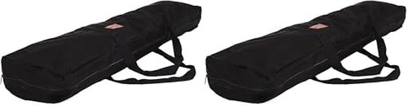 Tough Outdoors Camping Cot Organizer Bag - Storage Organizer Bag for Adult Camping Cots - Camping Organizer w/Multiple Compartments - Durable & Compatible with Camping Cots (Pack of 2)