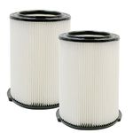 VF4000 Filter Replacement for Ridgid Shop Vac Filter 5-20 Gallon 72947 & for Husky 6-9 Gallon Vacuum Cleaners, Fits WD5500 WD0671 RV2400A RV2600BWD5500 WD0671 RV2400A RV2600B (2 Pack)