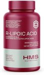 HMS Nutrition R-Lipoic Acid 300mg Per Capsule 120ct 120 Serving 4 Month Supply Vegetable Capsules