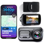 Nextbase 422GW Dash Cam Front - 1440p 2K Car Camera Dashcam - WiFi, GPS, Bluetooth, Night Vision, Voice Control, Parking Mode, Emergency SOS, G-Sensor, 2.5" IPS Touch Screen + Includes Protective Case