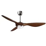 reiga 52-in Brown Ceiling Fan with 