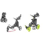 Caddytek CaddyLite ONE - Swivel, Version 8, Dark Grey & Golf Push Cart Removable Seat - Lightweight, Compact & Easy to Use Outdoor Sports - for CaddyCruiser ONE & CaddyLite One Series Cart