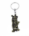 Arkanum Jai Shree Ram Maryada Purushottam With Bow Arrows Full Body Antique Colour Keychain