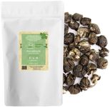 Heavenly Tea Leaves Organic Jasmine Pearl, Bulk Loose Leaf Green Tea, 1 Lb. (Approx. 200 Servings) - Premium Artisan Tea, Great Hot or Iced Tea