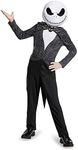 Disguise Disney Jack Skellington Nightmare Before Christmas Boys' Costume Black, Medium (7-8)