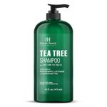 Botanic Hearth Tea Tree Shampoo Hydrates, Moisturizes & Soothes Dry and Itchy Scalps - Mens and Womens Shampoo W/Natural Tea Tree Oil 16 fl oz