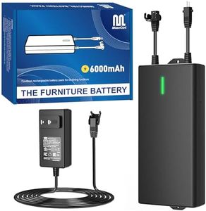 MineCtrl Universal Battery Pack for Reclining Furniture, ZBPOWER 6000mAh Wireless Couch Battery Pack Rechargeable for Power Recliner, Power Sofa, Sectional, and Lift Chair