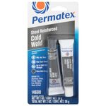 Permatex 14600 Cold Weld Bonding Compound, Two 1 oz. Tubes