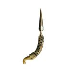 Gola International Antique Replica Handheld Detachable Buffalo Horn Letter Opener Elephant Shape