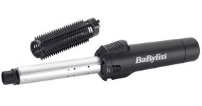 BaByliss Cordless Gas Hair Curler & Brush, Curling Tong, 19mm Ceramic Barrel, Protective Heat Shield, Fast Heat up to 200°C, 2583BU