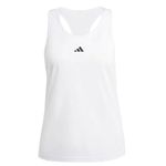 adidas Women Train Essentials Minimal Branding Racerback Tank Top, M White