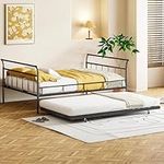 Lifeand Full Size Metal Daybed with