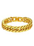 Mens Chain Bracelet Gold Plated Chunky Bracelets