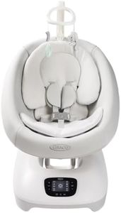 Graco Eluma Sway Soothing Baby Swing, Birth to 9kg (Approx. 6 Months), cry Detection Technology That Senses Your Baby and soothes/Settles, 3-Recline Positions, Rori Fashion