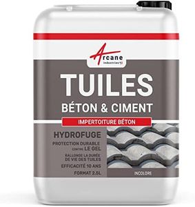 Hydrofuge Toiture - Imperméabilisant Tuile Béton - IMPERTUILE BETON 2.5 L (jusqu' à 12.5 m²) - - ARCANE INDUSTRIES