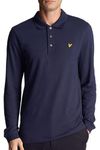 Lyle & Scott Long Sleeve Polo Shirt Navy M