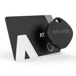 ATUVOS Smart Air Tag and Wallet Tracker Card, Works with Apple Find My (iOS Only), Bluetooth Item Locator for Car keys, Bags, Luggage, Suitcase,2 Pack