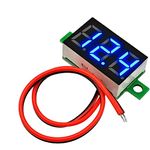 ICSTORE DC Voltmeter Indicator - DC 3.5-30V, LED Display Panel DC Digital Voltage meter for Electrical, Computers, Electronics, Home, Industrial Equipment's (BLUE, PACK OF 2)