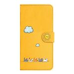 Nokverzy Wallet Case for Samsung A15 4G/A15 5G(6.5") Leather Case Shockproof TPU Magnetic Kickstand Slim Cat Flip Phone Case for Samsung Galaxy A15 4G/A15 5G(6.5") Wallet Case with Card Holder Yellow