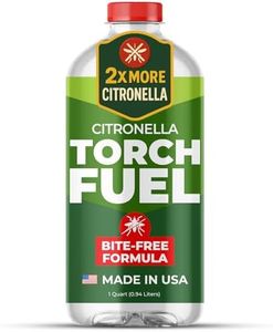 Houswise Tiki Torch Fuel (1 Quart) - Citronella Oil for Tiki Torches for Outside, Lantern Liquid Paraffin Lamp Oil Fuel, Scented Lamp Outside Citronella Torches Outdoor Paraffin