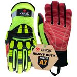 Cestus Deep III Pro, Heavy Duty Extrication Gloves, Level A7 Cut Resistant Impact Gloves (Medium)