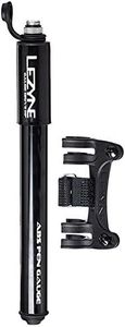 LEZYNE Gauge Drive Hp Bicycle Frame Mounted Pump, Black/Hi Gloss