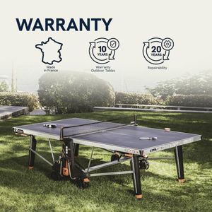 Cornilleau 600X Outdoor Table Tennis – Blue Weatherproof Ping Pong Table