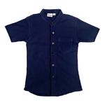 Cutoos Boys Half Sleeves Shirts (4-5 Years, Dark Blue)