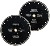 DT-DIATOOL Diamond Saw Blade 10 Inch Porcelain Tile Cutting Disc Arbor 1"- 5/8" for Ceramic Granite Marble Artificial Stone Pack of 2