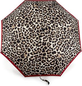 Fulton Minilite Leopard Print Compact Umbrella – Lightweight Travel