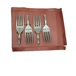 Twine Rustic Cheese Marker Forks 4 Piece Set Brie Gouda Dinner Party Appetizers