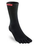 Injinji Sport Crew Socks-Black-L
