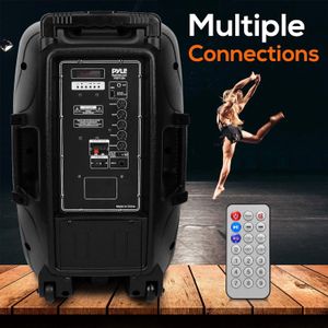 Pyle 1200W Bluetooth PA Speaker – Portable Wireless Sound System