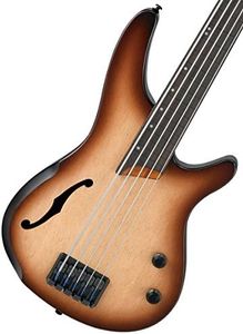 Ibanez SRH505FNNF SR Bass Workshop 5-String Fretless Bass (Natural Browned Burst