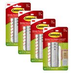 Command Large Universal Frame Hanger, 3-Hangers, 6-Strips, 6-Frame Stabilizer Strips, 4-Pack, Decorate Damage-Free