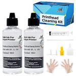 Printhead Cleaning Kit 200ML, Printer Head Cleaning Solution for Epson Ecotank HP Canon Brother Inkjet Printers, High Efficiency Nozzle Cleaning Kit with 10ml Syringe