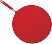 Norpro Grip-EZ Red Silicone Splatter Screen Strainer, 13in/33cm, As Shown