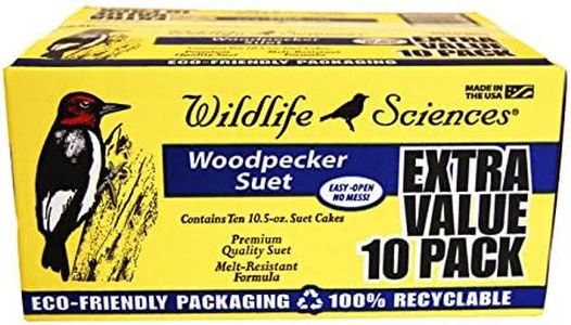 Woodpecker Suet Cake 10 Pack for Wild Birds